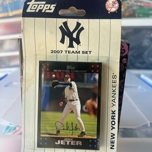 Topps 2007 New York Yankees Team Set